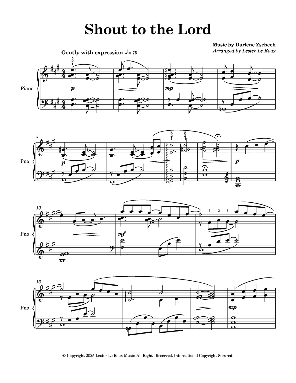 Praise – 6 Concert Worship Piano Arrangements