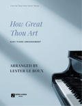 How Great Thou Art - Easy Piano