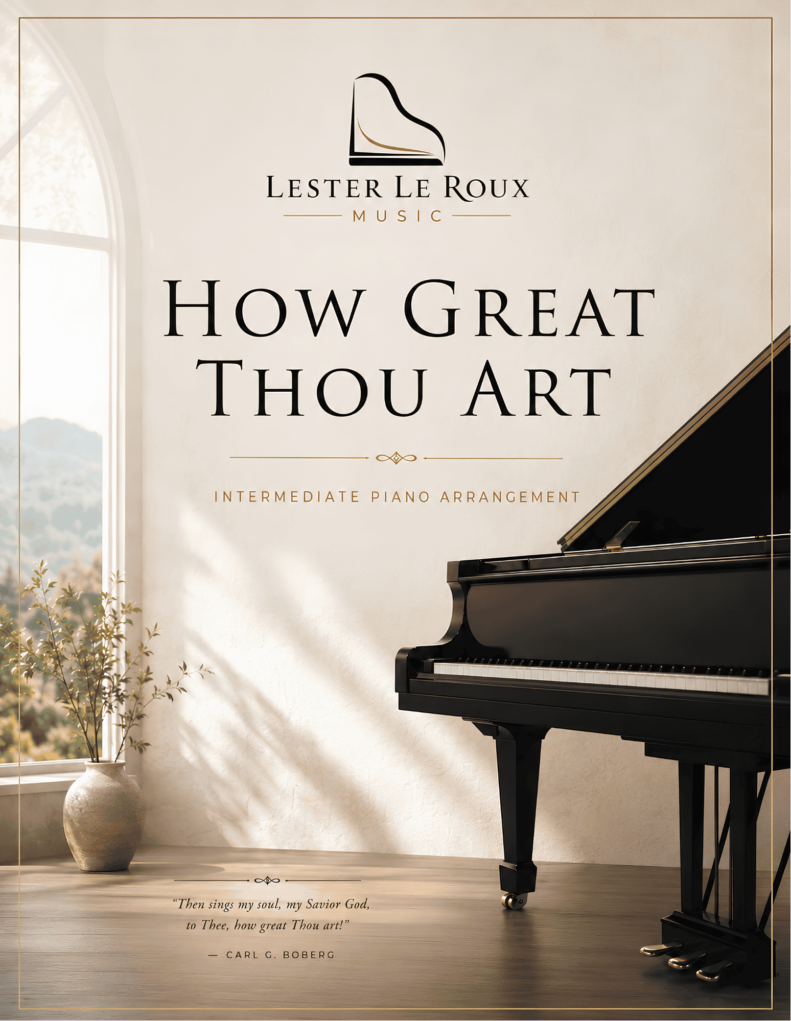 How Great Thou Art - Intermediate Piano Arrangement