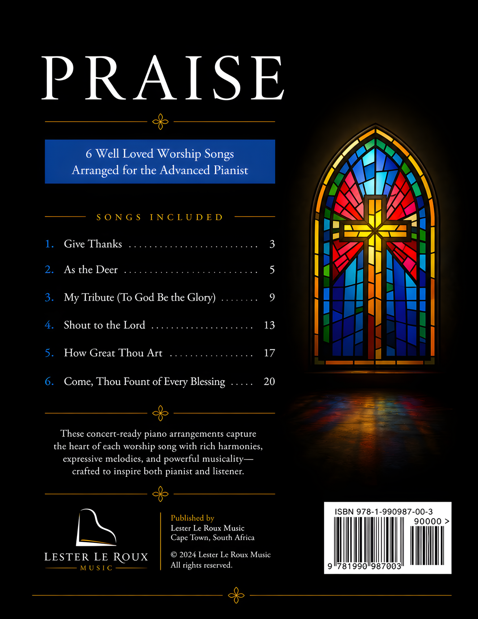 Praise – 6 Concert Worship Piano Arrangements